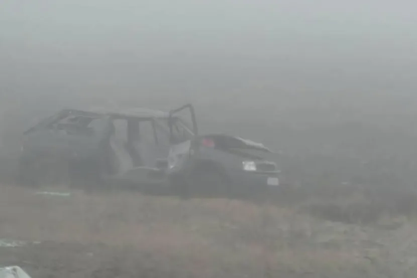 HORRIFIC ACCIDENT IN SIRIG: Car Completely Destroyed, Driver Taken to Clinical Center!