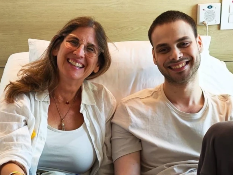 “HIS HEALTH IS A GREAT CHALLENGE”: Heartbreaking confession of the mother of Alon Ohel, after he was released from Hamas captivity!