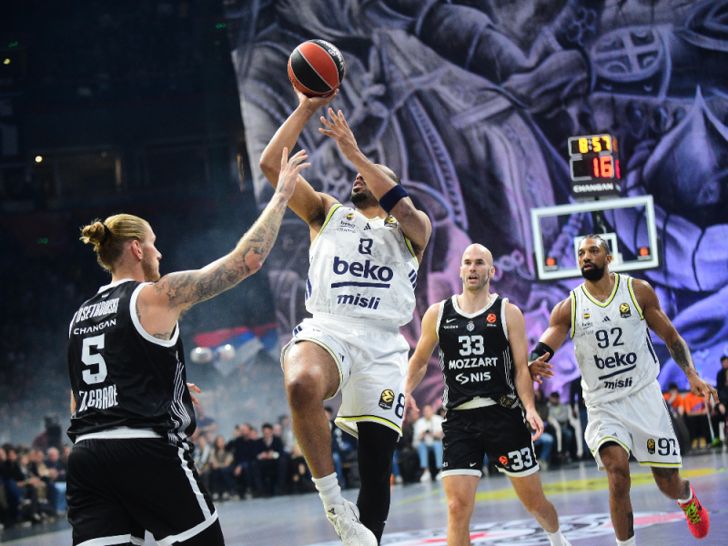 PARTIZAN POWERLESS AGAINST THE EUROPEAN CHAMPION: Fenerbahçe Defeats the Black-and-Whites in Belgrade! (VIDEO)