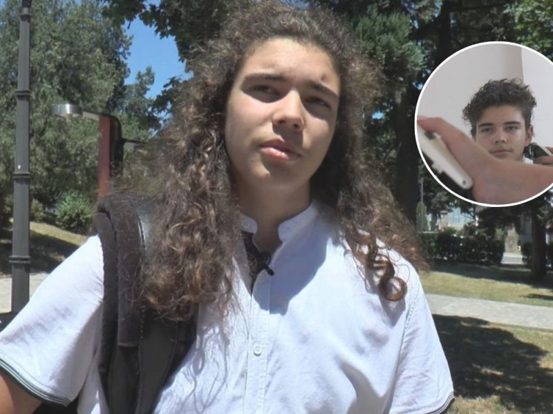 LAZAR (13) HAS NOT CUT HIS HAIR HIS ENTIRE LIFE: Now he decided to donate all his hair to children suffering from cancer!