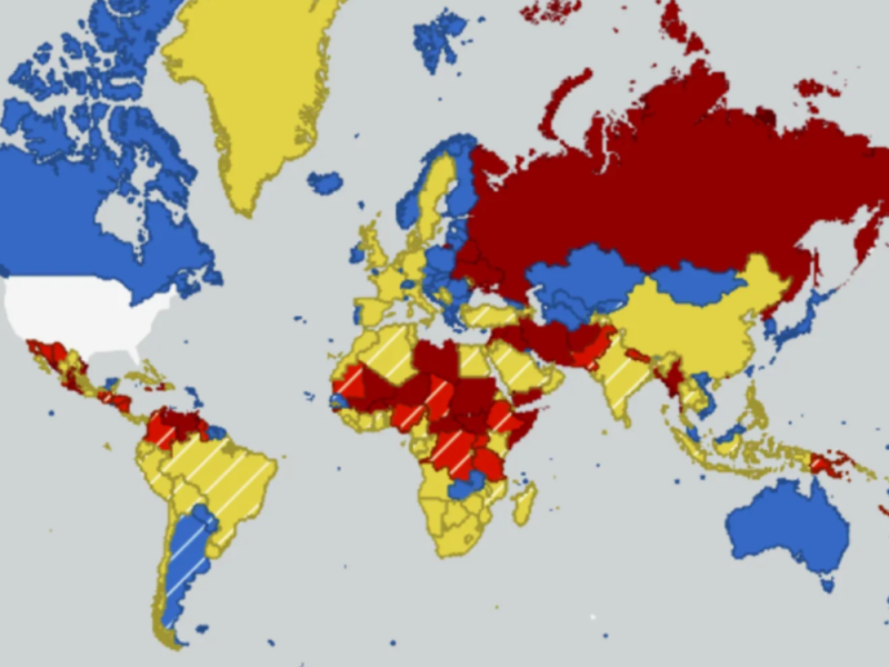 U.S. STATE DEPARTMENT PUBLISHED LIST OF COUNTRIES UNFAVORABLE FOR TRAVEL: Here is how Serbia was ranked!