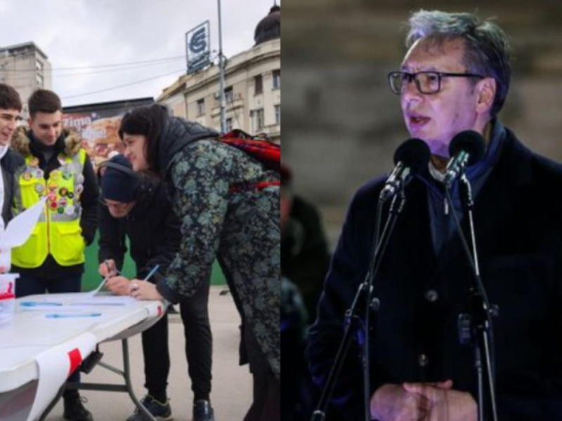 RTS IN THE SERVICE OF THE REGIME: A Segment on Students One Minute, Vučić on Ćacilend for More Than 23 Minutes!