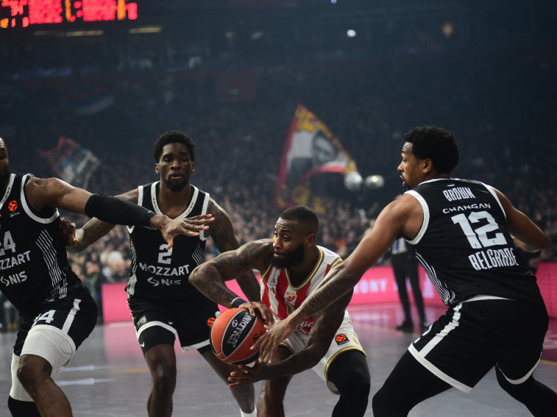 GREAT VICTORY FOR PARTIZAN IN THE DERBY: The Black and Whites came back from the dead and beat Zvezda in the hell of the Arena! (VIDEO)