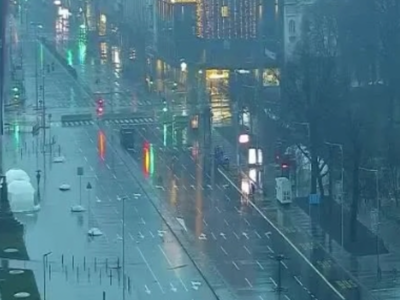 PART OF ĆACILEND REMOVED: There are no longer tents or supporters of the authorities in front of the National Assembly!