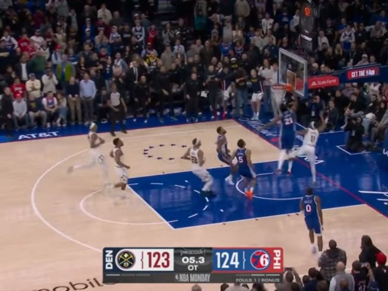 DENVER CELEBRATED WITHOUT SEVEN KEY PLAYERS: Philadelphia fell in the last second of overtime! (VIDEO)