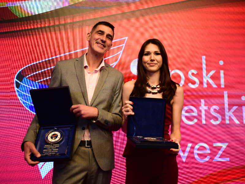CROWN OF A PHENOMENAL SEASON: Angelina Topić won the title of the best Serbian athlete! (VIDEO)