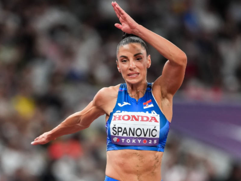 UNSTOPPABLE IVANA ŠPANOVIĆ: Serbian athlete broke the national record in the indoor triple jump! (VIDEO)