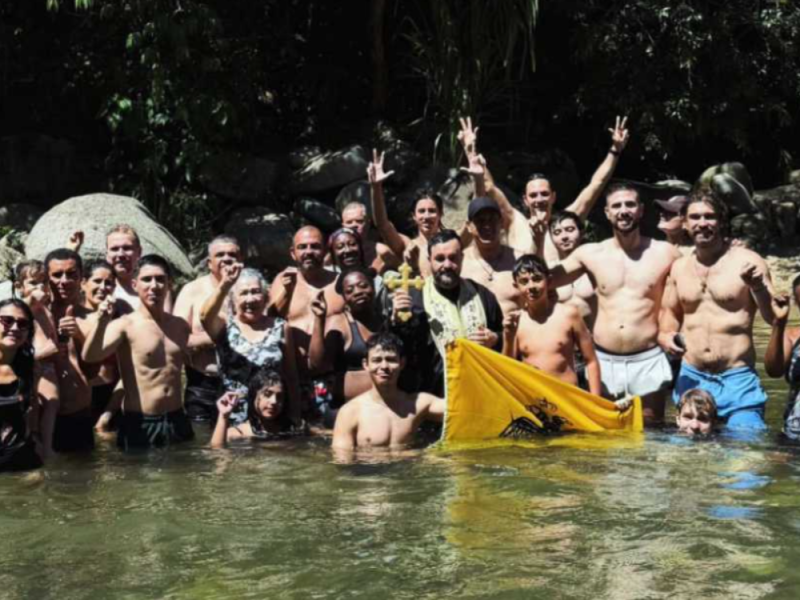 SERBIAN ORTHODOX CHURCH EXPANDS IN SOUTH AMERICA: Six Young Colombians Baptized into Orthodoxy on Epiphany in Heart of Medellín (PHOTO)