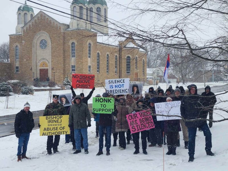 REBELLIOUS SERBS IN CLEVELAND REFUSE TO BACK DOWN: Parishioners hire lawyer, seek justice in court for suspended priest living without pay with four children! (PHOTO)