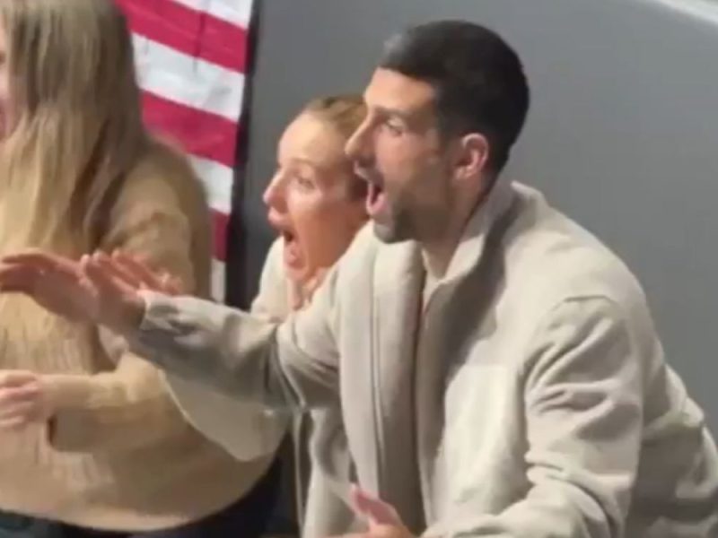 NOLE JUMPED AND GRABBED HIS HEAD: American skater delighted Djokovic with an incredible flip at the WOG! (VIDEO)