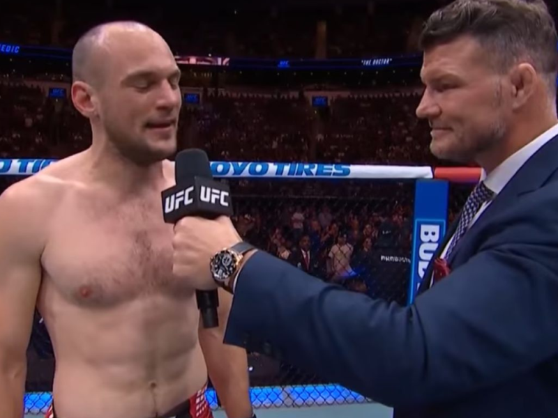 “THE BEST SPEECH IN UFC HISTORY”: Uroš Medić knocked out his opponent and then delivered a speech that the whole world admires!