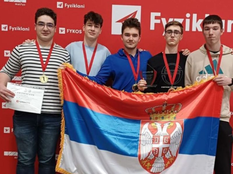 THEY ARE THE PRIDE AND GLORY OF OUR NATION: Serbian high school students won at the international physics competition in Prague!
