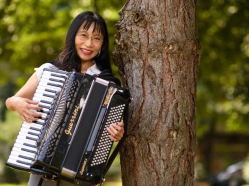 FROM PIANO TO ACCORDION, AND JAPAN TO SERBIA: Fumiko moved here because of music, then became a Serbian bride! (VIDEO)