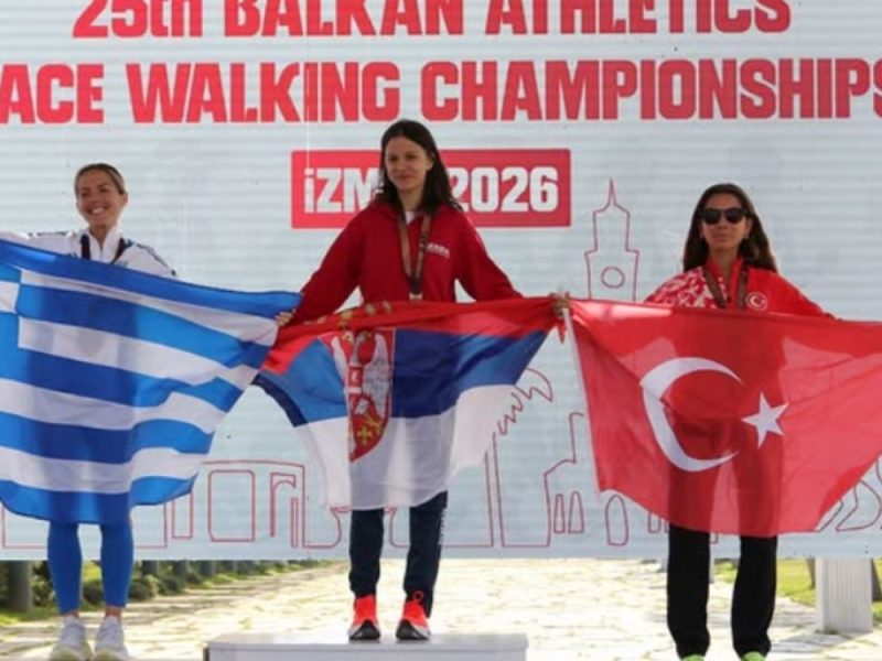 MINA IS THE BALKAN CHAMPION: Serbian athlete wins gold in race walking! (PHOTO)