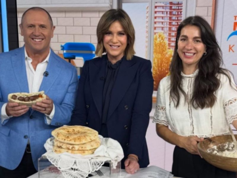 BUN, AJVAR, CEVAPI AND ONIONS IN THE MIDDLE OF SYDNEY: Snezana showed Australians the charms of Balkan cuisine on a morning program! (VIDEO)