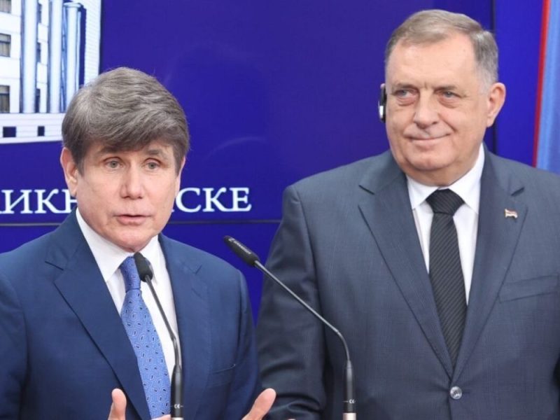 ROD BLAGOJEVICH: “In war you find out who your friends are. Dodik stands with America in the fight against the terrorist regime in Tehran!”