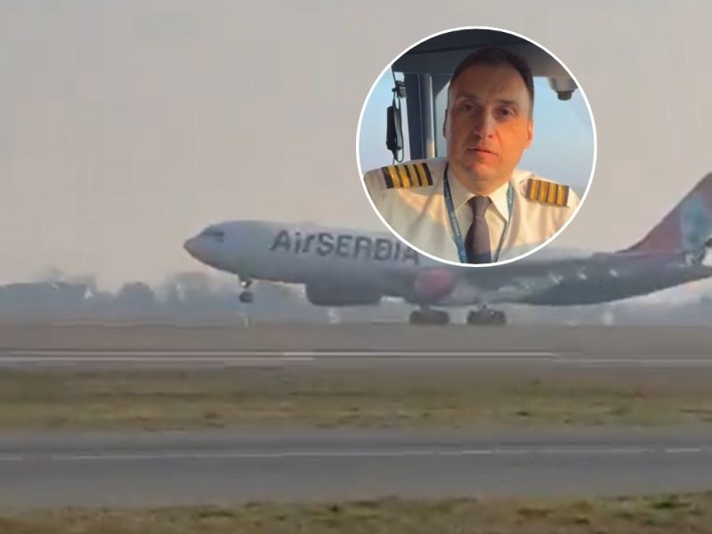 PLANE OF AIR SERBIA DEPARTED FOR DUBAI: The captain delivered a powerful message to our people before takeoff! (VIDEO)