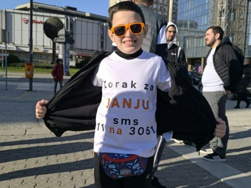LITTLE JAKOV (8) WALKED MORE THAN 50 KILOMETERS FOR HIS SISTER: Janja is the only person in Europe suffering from this disease and she needs our help!