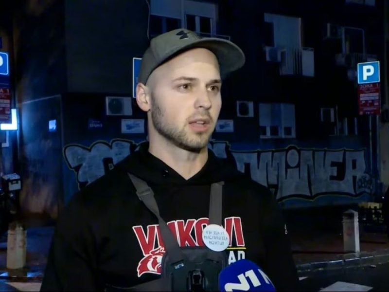 “THEY PROBABLY CONSIDER ME A SERIOUS CRIMINAL”: Police raided the house of student Luka Pešić, known for the chase during the protest at Ušće!