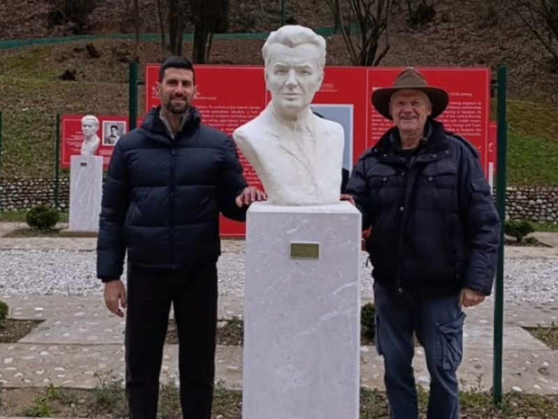 DJOKOVIC RECHARGING BATTERIES IN VISOKO: Nole visited the famous “Bosnian Pyramids” and an old friend! (PHOTO)