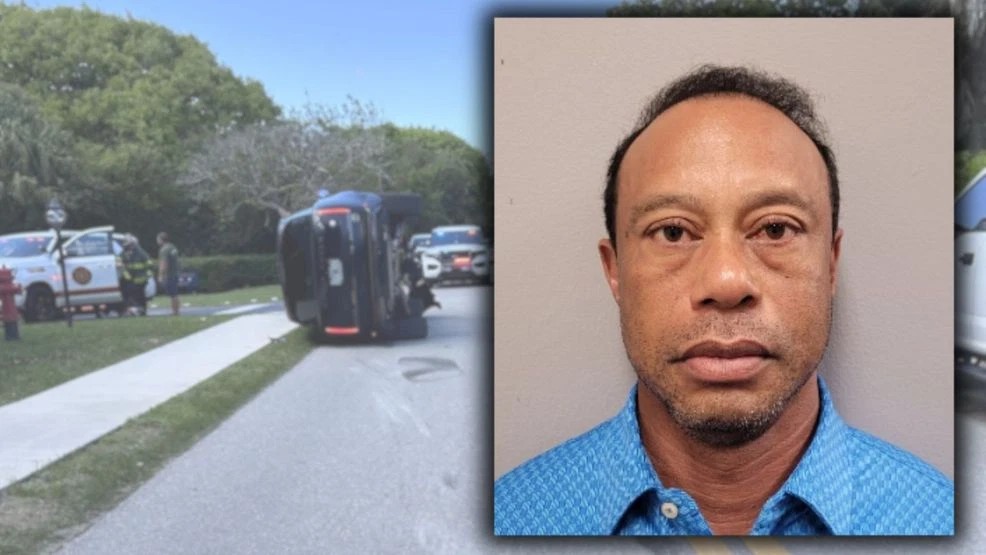 POLICE ARREST TIGER WOODS: Famous golfer refused drug test after crash, shocking details of accident revealed! (VIDEO)