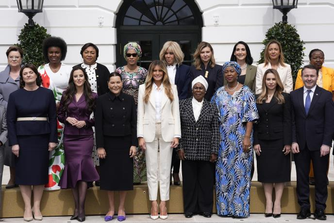 TAMARA VUČIĆ WITH MELANIA TRUMP AT THE WHITE HOUSE: The First Ladies of Serbia and the United States greeted each other in Serbian in Washington (VIDEO, PHOTO)