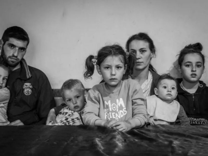 “WE SLEEP UNDER A BLANKET OF FEAR”: Five children near Vranje live in a house that a landslide is slowly swallowing, wolves invade their yard! (VIDEO)