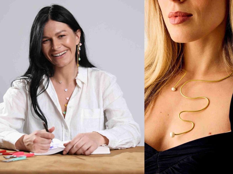 MARIJA IS THE TEACHER WHO HAND-MAKES JEWELRY FOR THE SOUL! Models wear her “Biserka Ogrlić” pieces at Fashion Week, and she “breaks the mold” after every one! (PHOTO)