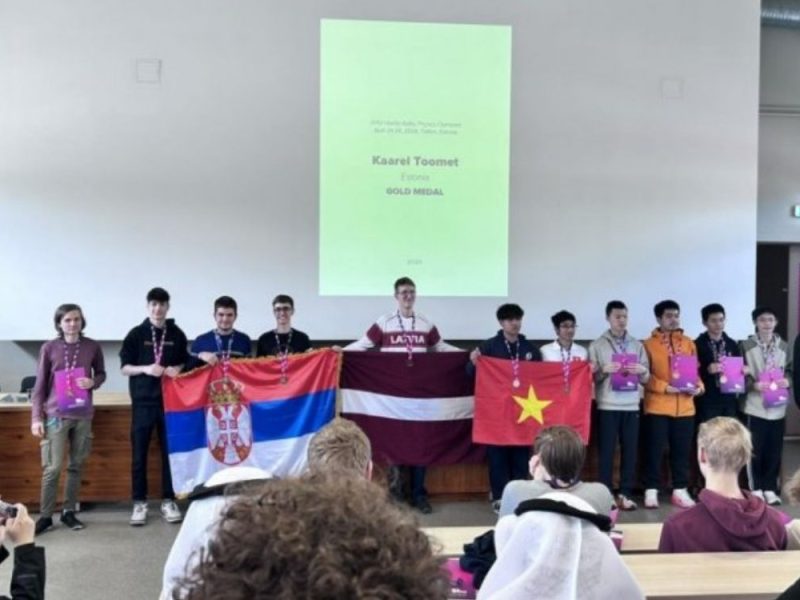 DOMINATION OF SERBIAN STUDENTS AT THE PHYSICS OLYMPIAD: Four gold medals and one silver, the best result in history!