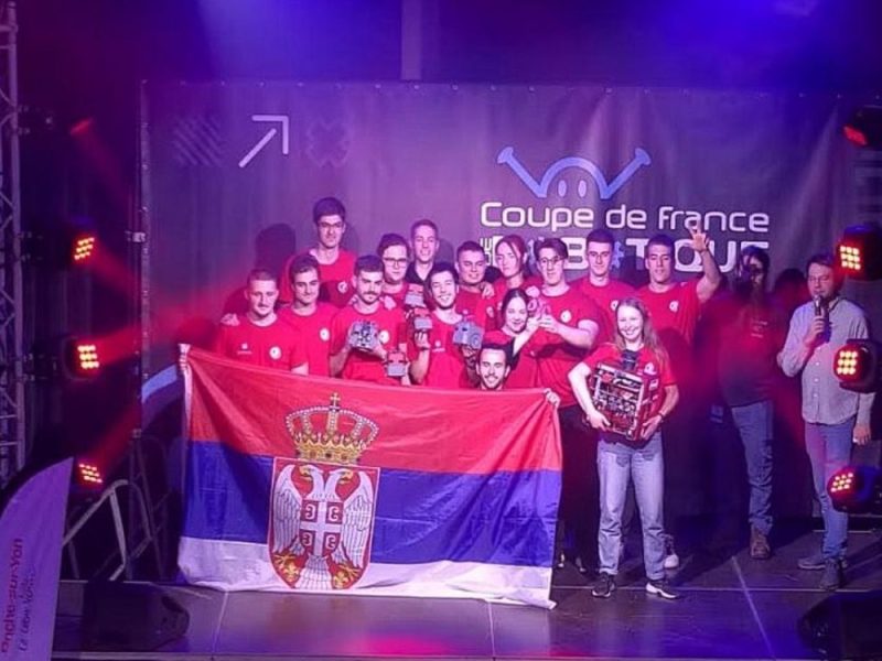 BRAVO, GENIUSES! Students from Novi Sad won third place at the European Robotics Championship!