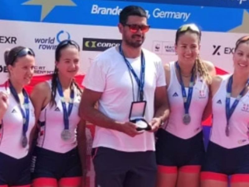 BRAVO, GIRLS!: Serbian female rowers won the silver medal at the European Junior Championship!