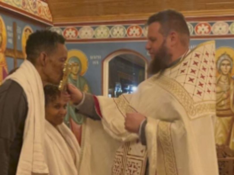 HE FOUND PEACE IN ORTHODOXY AND THE SCENT OF INCENSE: Famous American football player was baptized in a Serbian church in Nashville! (PHOTO)