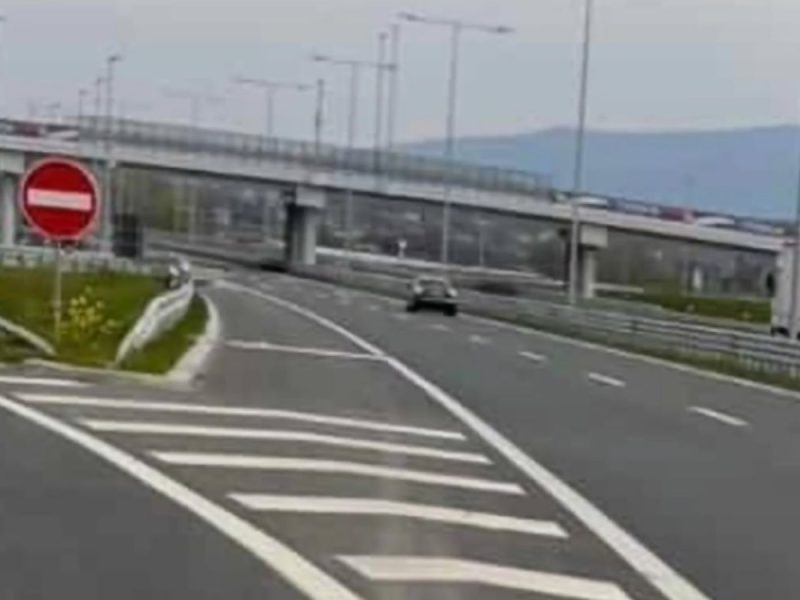 NINTH CASE IN FOUR DAYS: Car filmed in the opposite direction on the Morava Corridor!