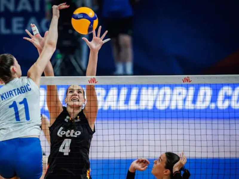 FEMALE VOLLEYBALL PLAYERS HAD A HEART, BUT NOT LUCK: Belgium celebrated after a great comeback by Serbia