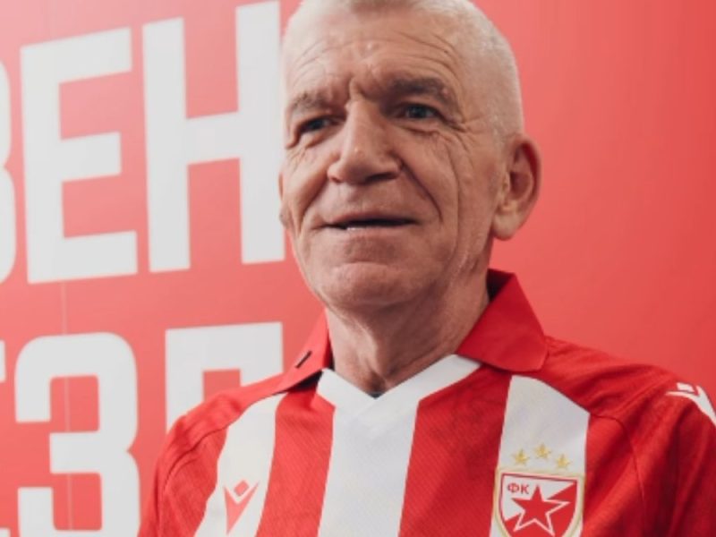 HUMANITARIAN DEED AT THE RED STAR STADIUM: Velimir Donated Blood for the 100th Time, and the Red-Whites Presented Him With a Special Jersey! (VIDEO)
