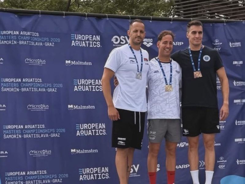 DOCTOR OF DENTISTRY BACK ON TOP: Vladimir wins silver at the European Masters Swimming Championship!