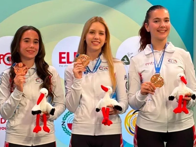 BRAVO, GIRLS! Emilija, Natalija, and Marija Win European Championship Bronze for Serbia in Shooting!