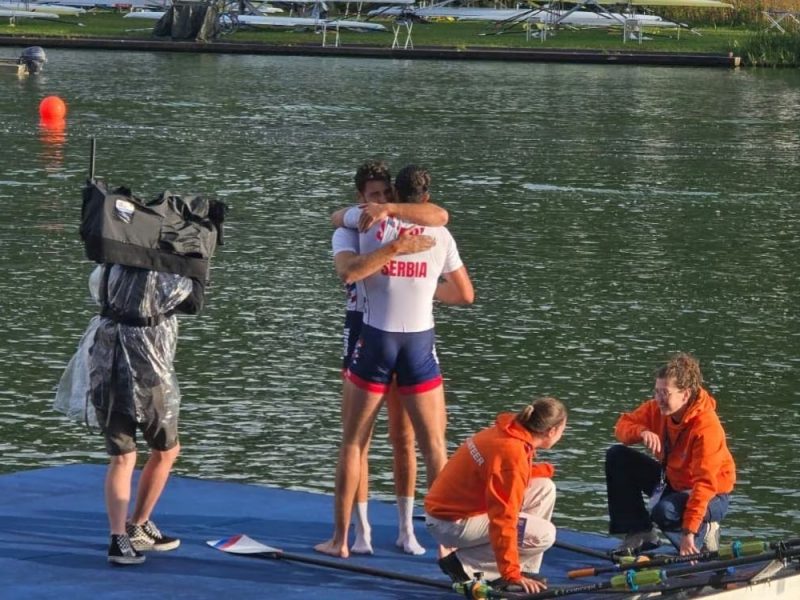 SERBIAN ROWERS CONQUER TARANTO: Mačković and Pimenov reach the top of the podium in the double sculls with an impressive time of 6:25.37!