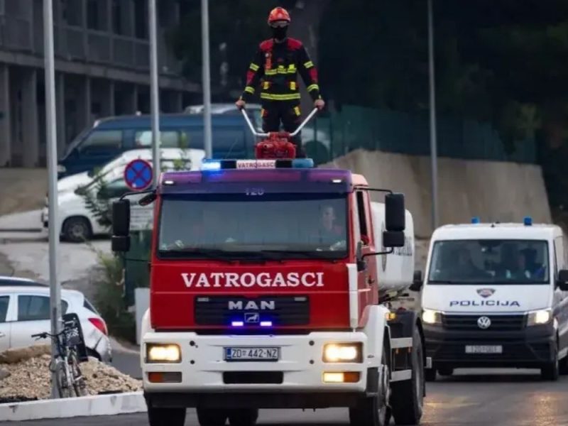 HORROR IN ZADAR: 3-year-old child seriously injured in fire, firefighters found him alone in the apartment!