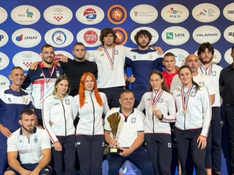 FIVE MEDALS FOR SERBIA: Our wrestlers shine at prestigious tournament in Poreč!