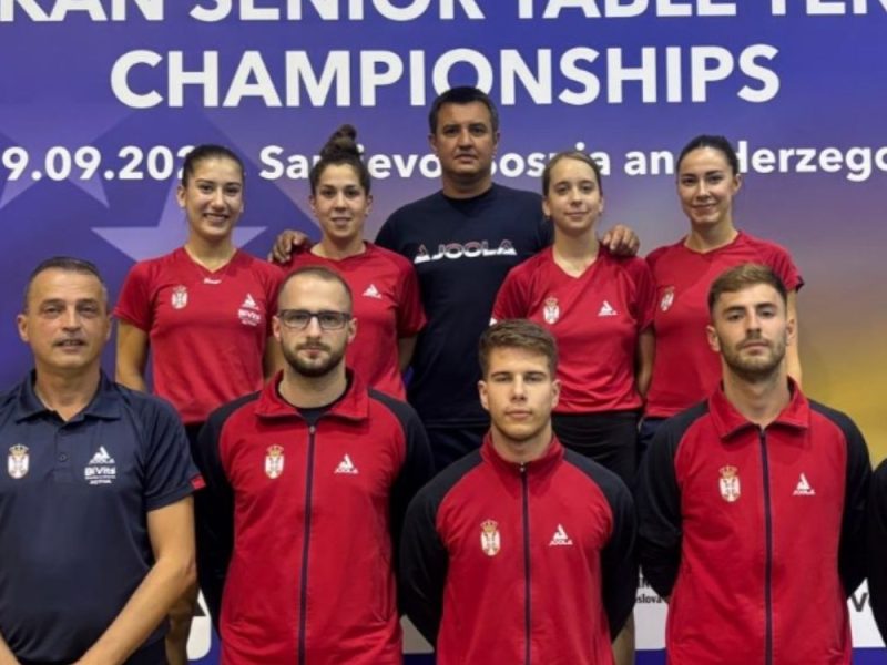 GOLDEN GIRLS AND SILVER BOYS: Magnificent success for Serbian table tennis players at the Balkan Championships in Sarajevo! (PHOTO)