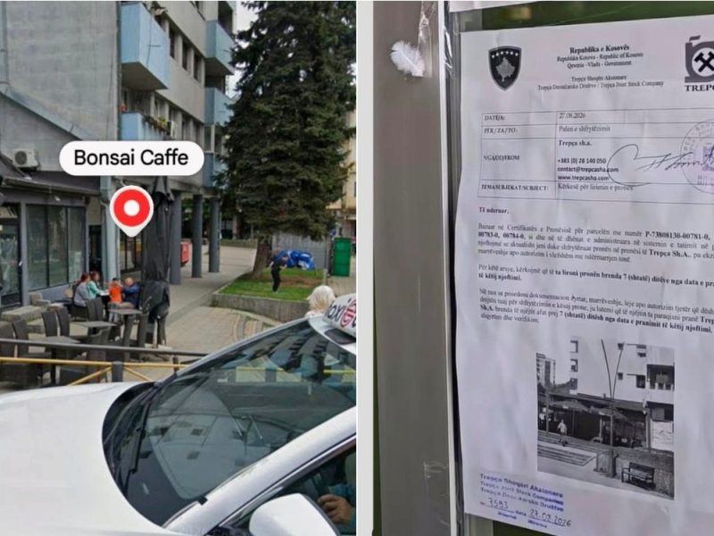 LEFT AT THE MERCY OF THE ALBANIANS! The last Serbian café in the center of North Mitrovica is closing, eviction order arrives!
