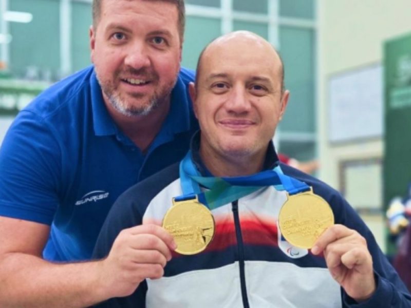 DRAGAN RISTIĆ IS WORLD CHAMPION: Serbian shooter fires his way to gold and secures a quota spot for the Paralympic Games in Los Angeles! (PHOTOS)