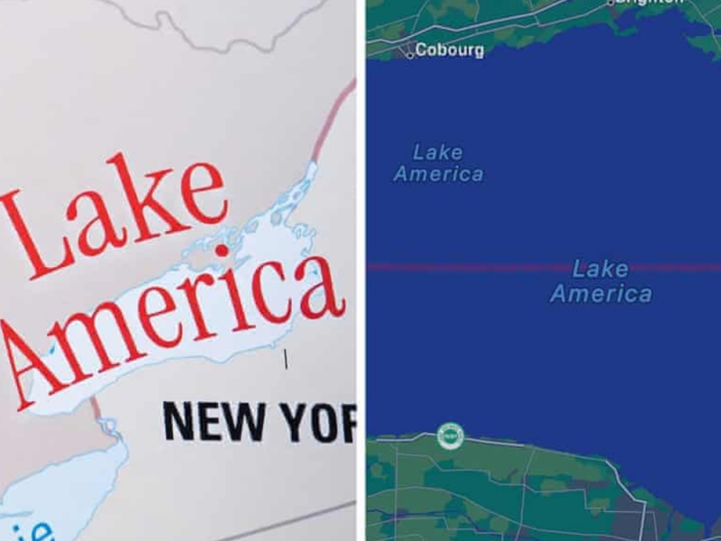 TRUMP GOT WHAT HE WANTED: iPhone changed the name of Lake Ontario to Lake America on its maps – 65% of people oppose the decision!