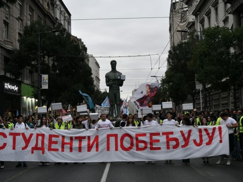 SUPPORT FOR THE STUDENTS FROM ALL SIDES: Montenegrin Party backs the Students’ List – “For a Serbia Where Everyone Has Equal Rights!”