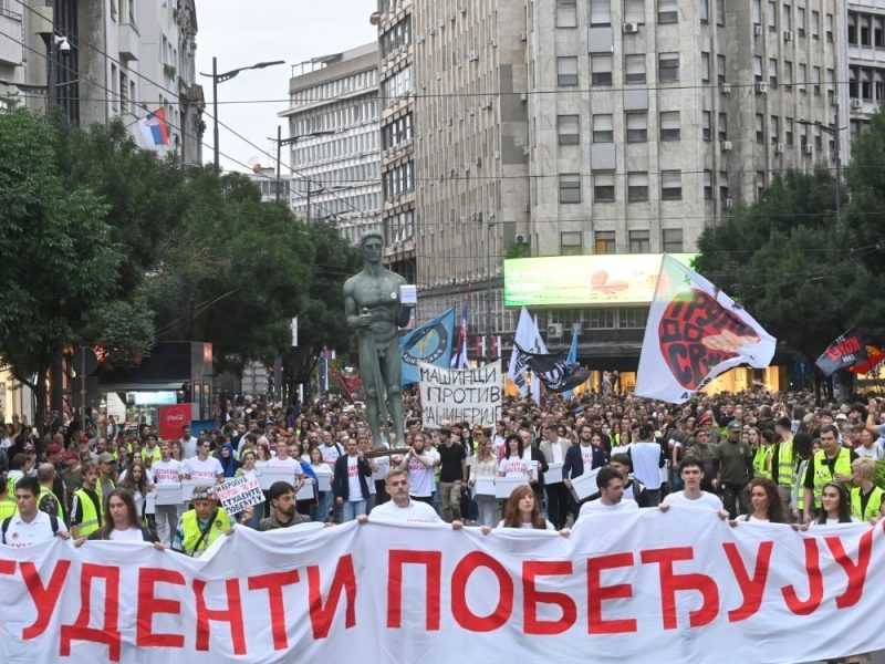“THEY’RE PREPARING NEW ARRESTS, THREATS AND LIES FOR US”: Students Issue Strong Statement Ahead of Rally in Slavija!