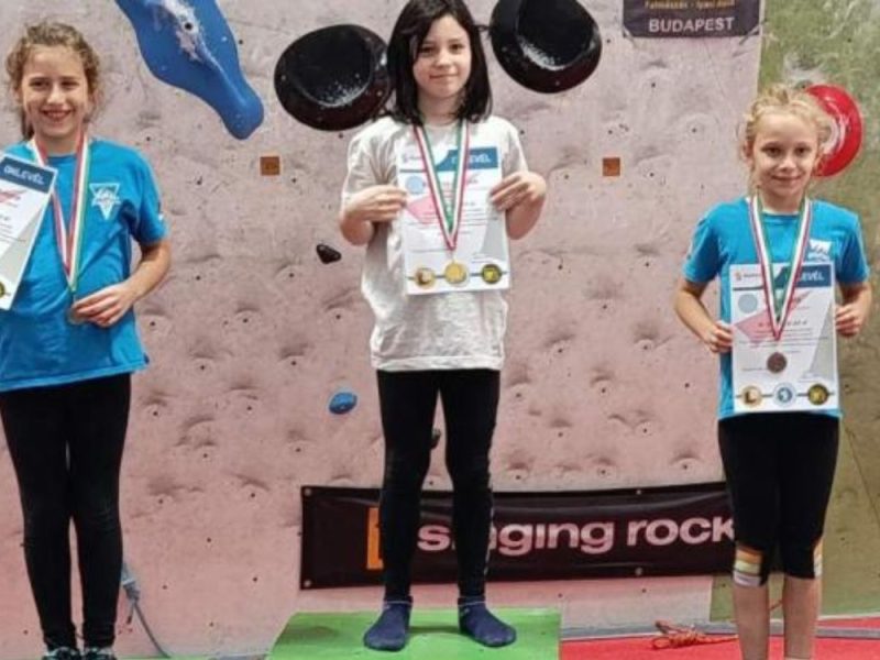 GREAT SUCCESS FOR YOUNG CHAMPIONS: Subotica’s Spartak climbers win three medals in Budapest!