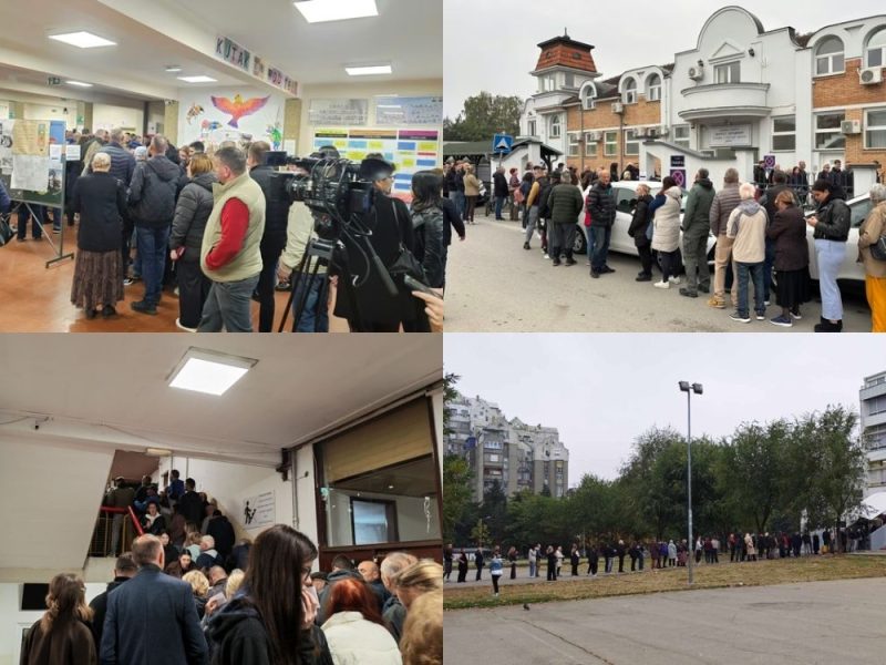 ELECTION DAY IN SERBIA: Lines formed before 7 a.m., people in Novi Sad waited from 5 in the morning, voters from Kosovo traveling up to 150 km to cast their ballots!