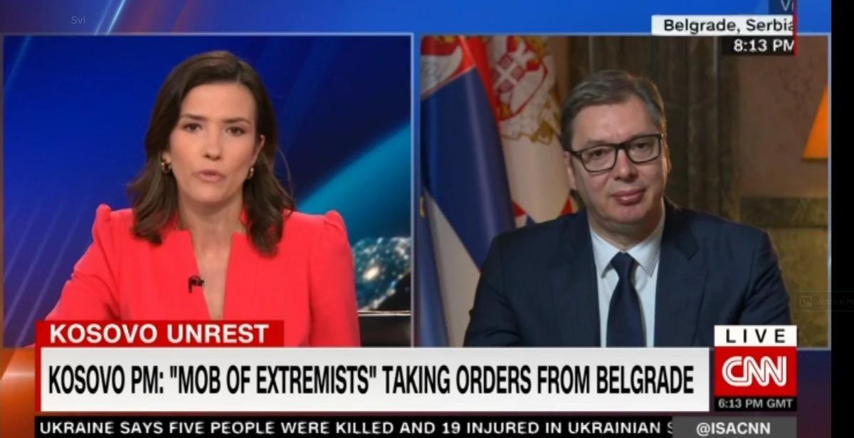 VUČIĆ ZA CNN: Srbija ispunjava sve međunarodne obaveze, a Kosovo ni onu jedinu koju ima! Nijednim vojnikom nismo ušli... (VIDEO)