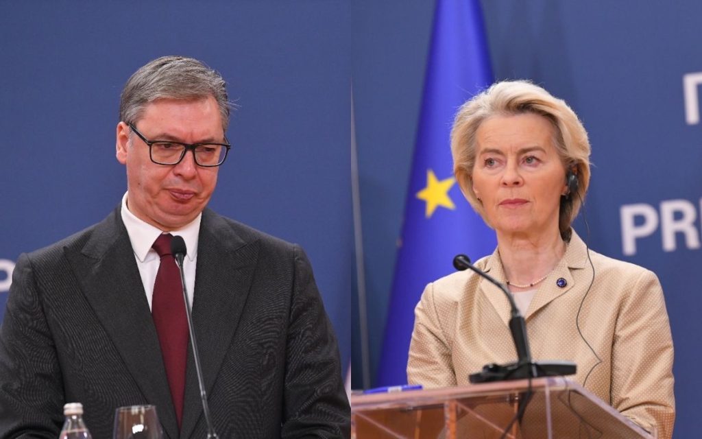 EVROPSKA KOMISIJA SE OGRAĐUJE OD VUČIĆEVOG SUSRETA SA FON DER LAJEN:“Oni su se slučajno i nakratko sreli“!